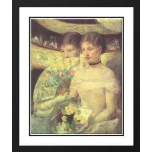 Cassatt, Mary, 28x34 Framed and Double Matted The Loge  
