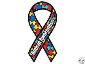 Autism Ribbon Magnet $4 ea buy 3 & get a 4th free  