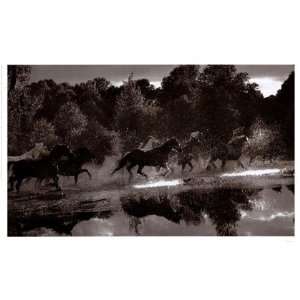  Horse Crossing by Robert Dawson 21x13