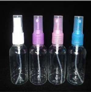 50ML Mini Plastic Transparent Small Empty Spray Bottle  