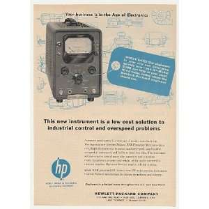   1955 Hewlett Packard HP 500B Frequency Meter Print Ad