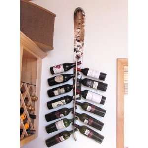  Ski Chair WINEWALL Wall Mounted Snow Wine Rack