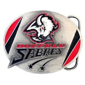  Buffalo Sabres Enameled Belt Buckle   NHL Hockey Fan Shop 