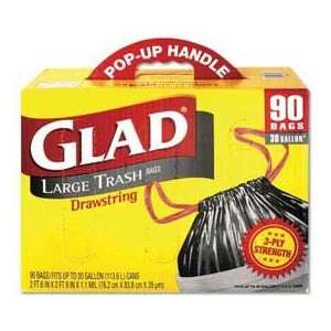  Glad® 30 Gal. Outdoor Trash Bags   90 Ct.