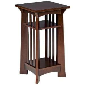  Edgewater Collection Espresso Finish Plant Stand