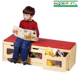  Easy View Storage Bench G6419  Guidecraft Toys & Games