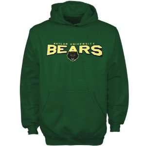  Baylor Bears Green Youth School Mascot Hoody Sweatshirt 