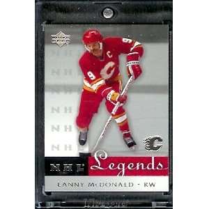  2001 /02 Upper Deck NHL Legends Hockey # 9 Lanny McDonald 