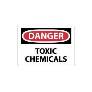    OSHA DANGER Toxic Chemicals Safety Sign