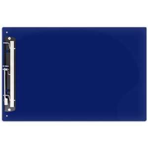  13x19 Blue Acrylic Clipboard with 11 Lever Operated Clip 