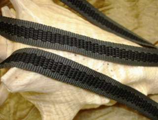 Grey &Black Tire Track Braided Fabric Trim 1/2wd 5YARD  