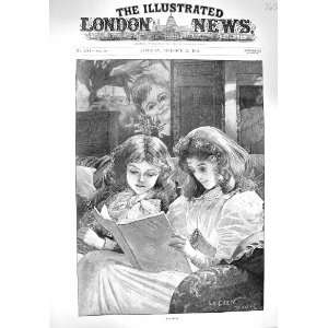    1894 MISTLETOE CHILDREN CHRISTMAS READING BOOK
