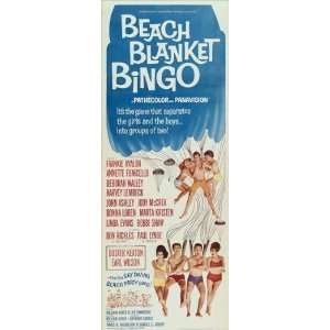  Beach Blanket Bingo 14 x 36 Movie Poster   Insert Style A 