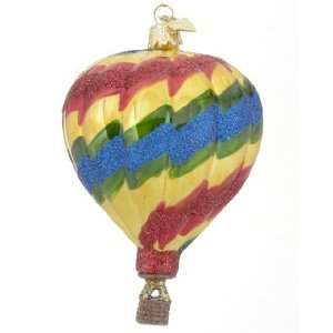 Hot Air Balloon   Rainbow Christmas Ornament