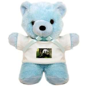  Teddy Bear Blue Panda Bear Eating 