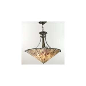  Tortoiseshell Mosaic Chandelier 35 W Quoizel TF1787VB 