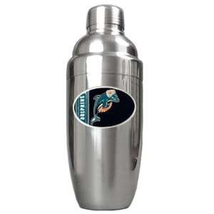  Miami Dolphins NFL Stainless Steel Cocktail Shaker 