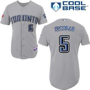 Yunel Escobar Toronto Blue Jays Authentic Road Cool Base Jersey By 