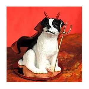 Jack Russell Terrier Little Devil Dog Figurine   Black 