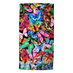  Beautiful Butterflies Reactive Beach Towel 60 X 30 