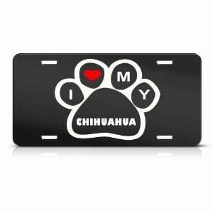  Chihuahua Dog Dogs Novelty Animal Metal License Plate Wall 