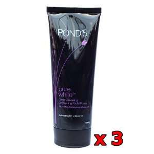   Ponds Pure White Deep Cleansing Brightening Facial Foam 100g Beauty