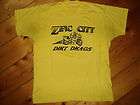 vtg 1980s ZINC CITY DIRT DRAGS RACES Kresgeville, PA Motorcycle Screen 
