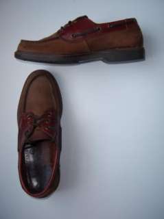  HOT BUY SEBAGO Brown TOPSIDER LOAFERS Mens Shoes Size 