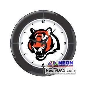  Cincinnati Bengals Neon Clock