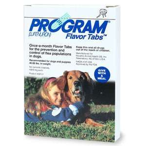  Flavor Tabs Program Flavor Tabs Recommended for dogs and puppies 46 