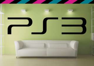 PS3 Sony Playstation Logo video game PS2 wall decal sticker tattoo 