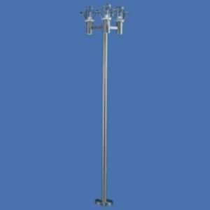 Belfast Outdoor 3 Light Post Lamp by Eglo  R198489   Stainless Steel