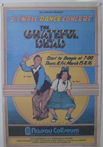 Grateful Dead Swell Dance Concert Original Music Poster  