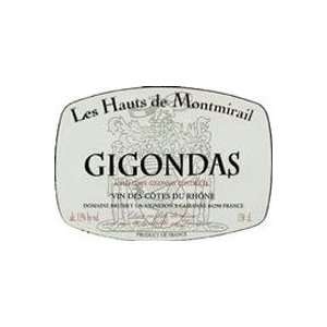   Brusset Gigondas Les Hauts De Montmirail 750ml Grocery & Gourmet Food