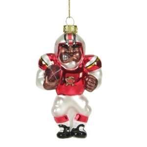  Maryland Terps NCAA Glass Player Ornament (4 African 