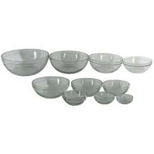  Anchor Hocking 10 Piece Glass Mixing Bowl Value Pack 
