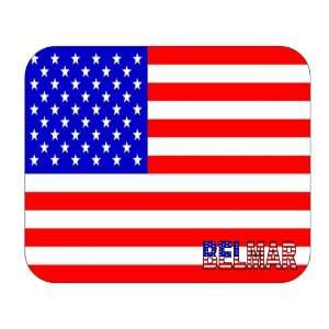  US Flag   Belmar, New Jersey (NJ) Mouse Pad Everything 