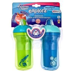 Tommee Tippee Explora Truly Spill proof Straw Cup Drinking Cup 2 Pack 