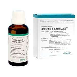  Heel/BHI Homeopathics Gelsemium Homaccord 50 mL Health 