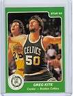 1984 85 Star #7 GREG KITE Celtics BYU Nrmt+