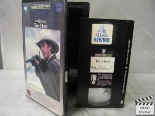 Tom Horn VHS Steve McQueen  
