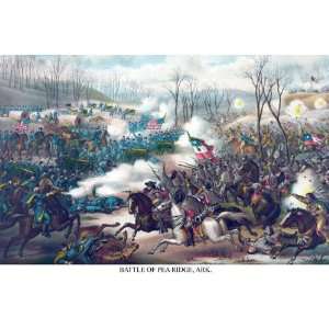  Battle of Pea Ridge or Elkhorn Tavern 24X36 Giclee Paper 