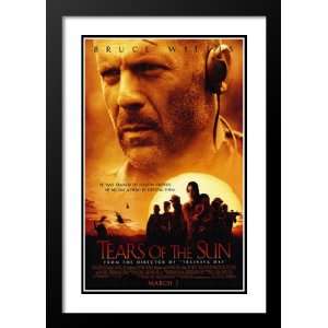  Tears Of The Sun 32x45 Framed and Double Matted Movie 
