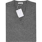 1095 NEW BALLANTYNE Gray Cashmere Sweater 38R 38 R #20