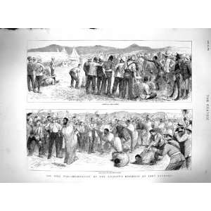 1879 Zulu War Fort Laurence Assegai Sack Race Sport 