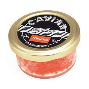 Markys Tobiko Orange, Capelin Sushi Caviar   2 oz  