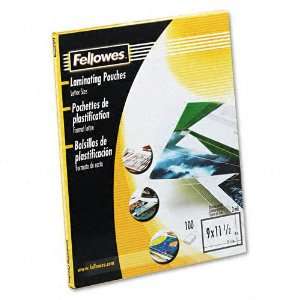 Fellowes Products   Fellowes   Clear Laminating Pouches, 3 mil, 9 x 11 
