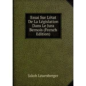  Ã©tat De La LÃ©gislation Dans Le Jura Bernois (French Edition