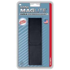  MagLite   Nylon Full Flap Holster, AA, Black Sports 