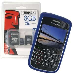 Kingston 8GB microSDHC Class 4 Memory Card with SD and miniSD Adapters 